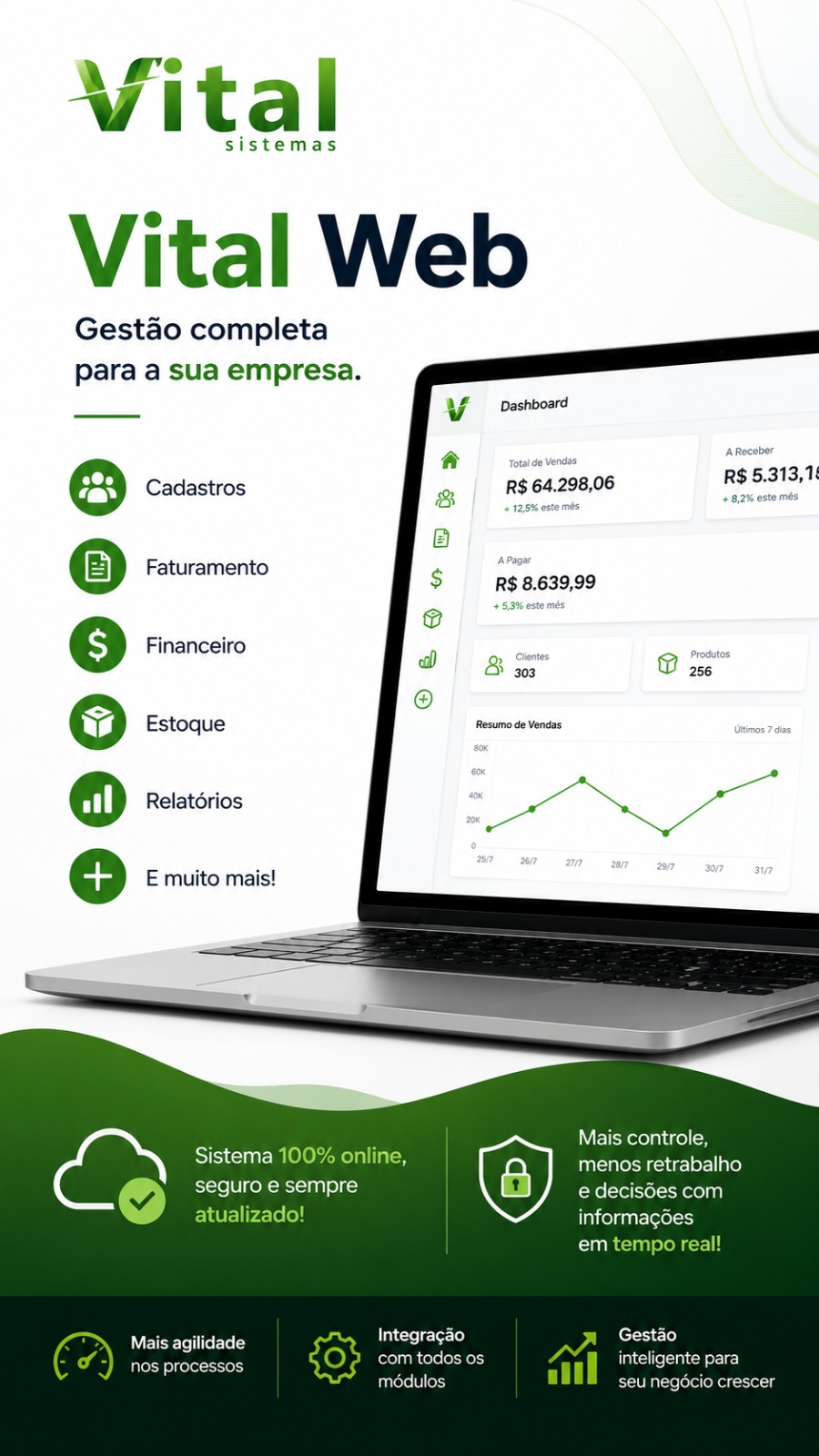 Banner do Vital Web — sistema de gestão empresarial em nuvem